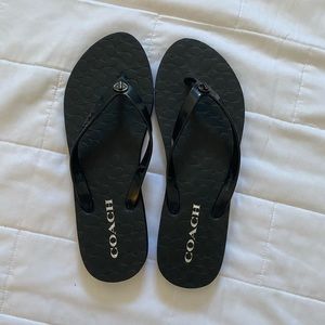 Coach flip flops